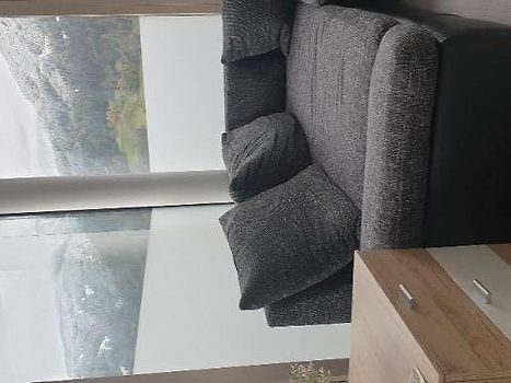 Wohnzimmer mit Ausblick (Wohnung mit 1 Schlafzimmer)